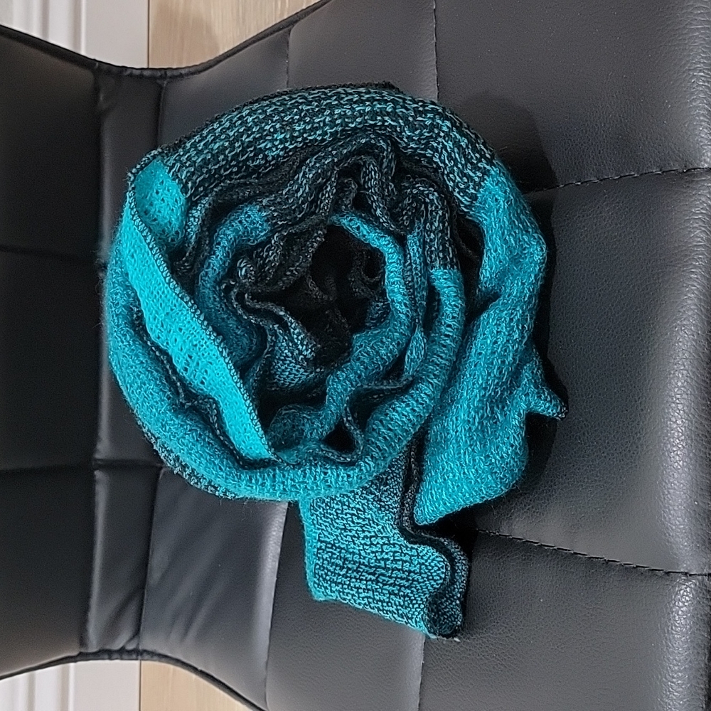 Turquoise infinity scarf